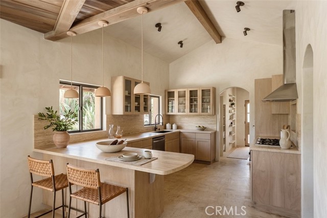 Digitally enhanced kitchen remodel concept