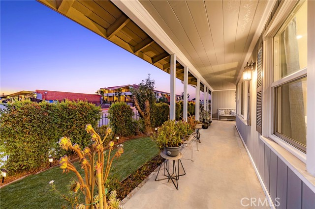 Front patio view