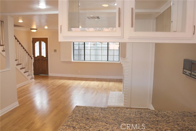 Living room to front door