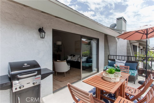 Upstairs balcony.