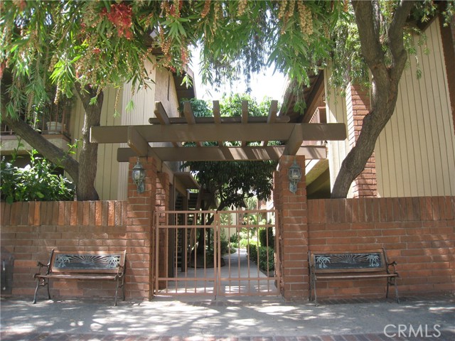 Condo complex entrance