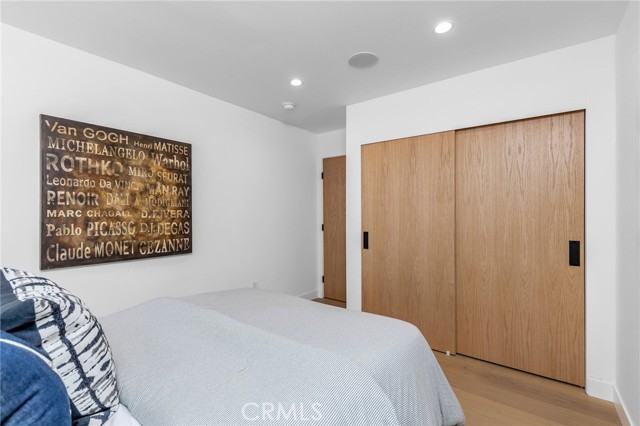 Red Oak closet doors complete this beautiful space.