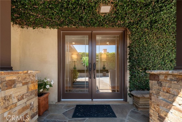 Entryway double doors