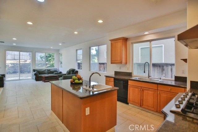 Kitchen and Family Room