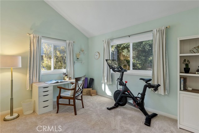 Second Bedroom: Vaulted Ceilings and Lots of Light.