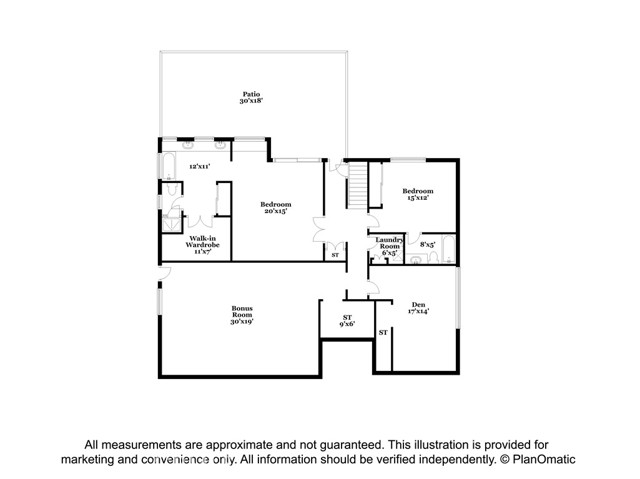 Downstairs/Patio Level