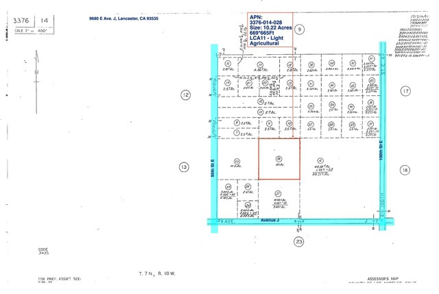 Detail Gallery Image 1 of 2 For 9680 E E Ave. J, Lancaster,  CA 93535 - – Beds | – Baths