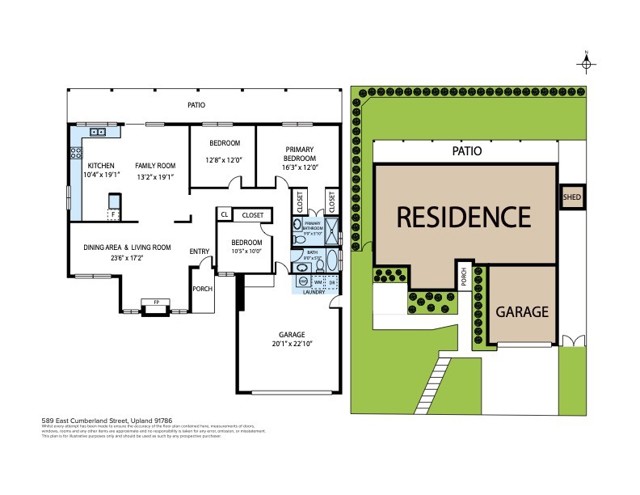 Detail Gallery Image 27 of 27 For 589 E Cumberland St, Upland,  CA 91786 - 3 Beds | 2 Baths