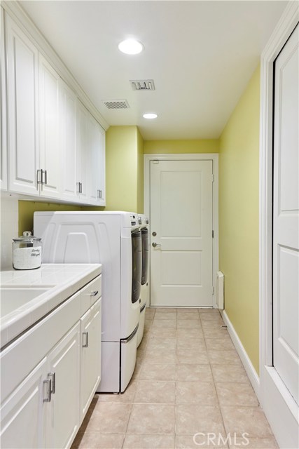 Laundry room and garage access