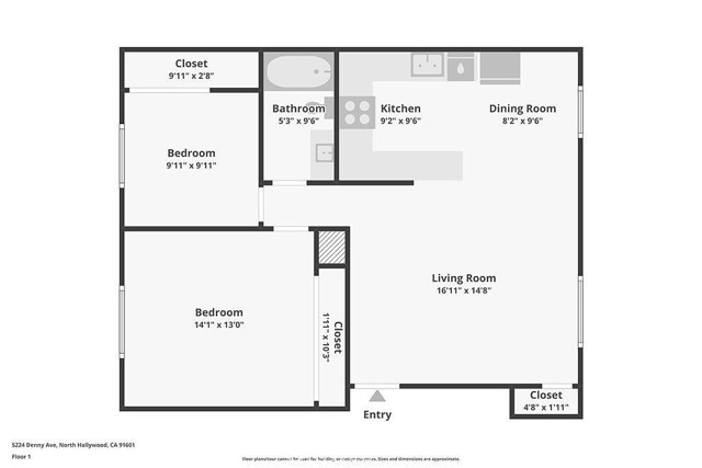 Detail Gallery Image 31 of 31 For 5224 Denny Ave #209,  North Hollywood,  CA 91601 - 2 Beds | 1 Baths