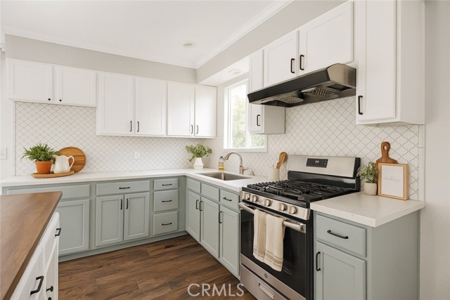 virtually enhanced kitchen