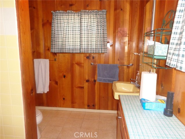 Bathroom sink and counter/storage