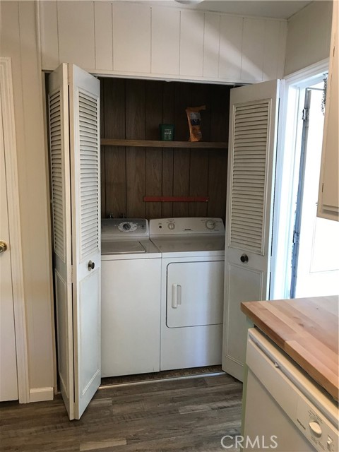 Washer, dryer and refrigerator included.