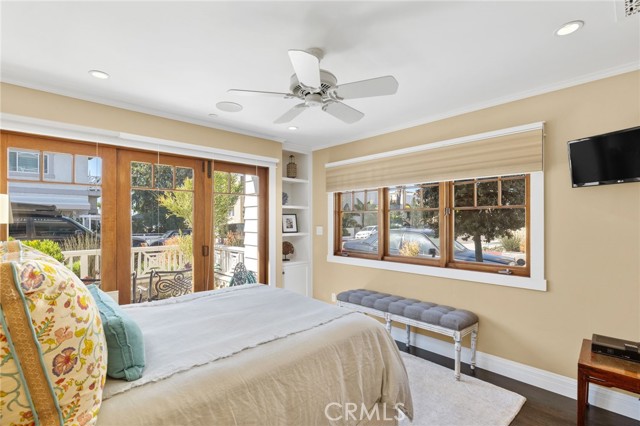 Bedroom 4 opens out to a sunny patio