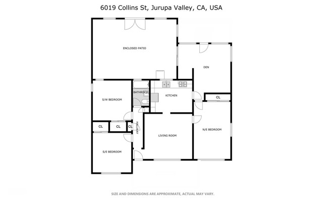 Detail Gallery Image 10 of 24 For 6019 Collins St, Jurupa Valley,  CA 92509 - 3 Beds | 1 Baths