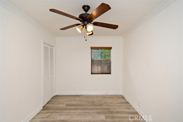 Bedroom 1 with ceilong fan