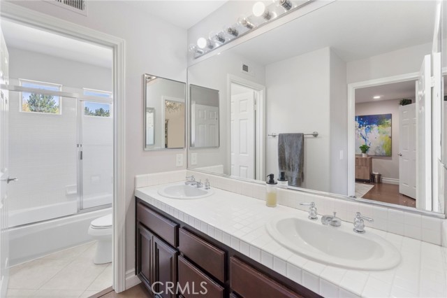Jack and Jill bathroom for bedrooms #2 and #3