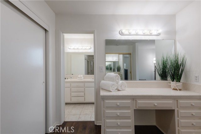 Vanity Area in Primary Bedroom/Bathroom