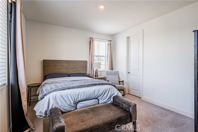 Downstairs full bedroom en-suite with walk-in closet.