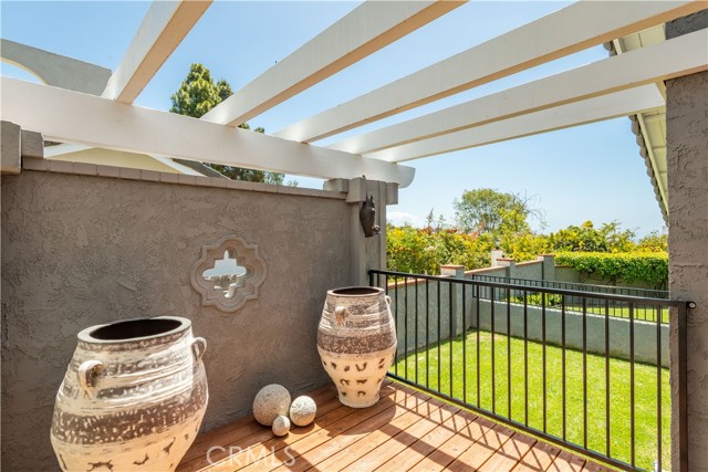 Deck off Dining Room overlooking Front Yard