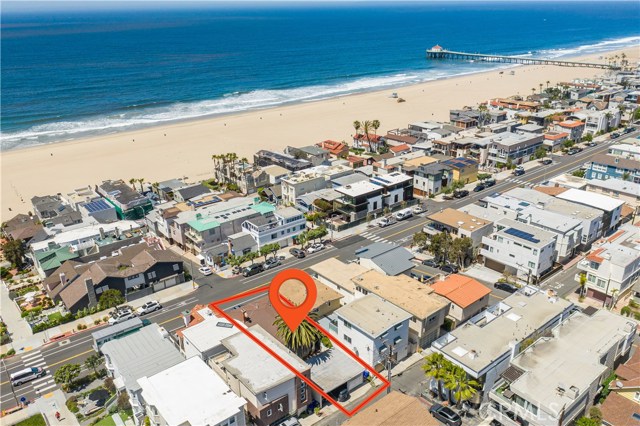 408 Manhattan Avenue Manhattan Beach, California Absolute Bullseye south Manhattan Beach Sand Section location. Currently a triplex, this is one the last original, undeveloped full street to alley, West-East properties left in the south end of town. The proximity to the beach and the world famous Strand is as close as you can get while maintaining the incredible panoramic ocean views. This 33 x 100' lot is 'close-but-not-too-close' to the quaint, charming, and vibrant village of downtown Manhattan Beach. Current use is a legal triplex but value is in land.