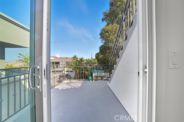 Private Balcony off of Upstairs Primary