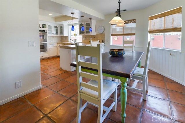 View of the breakfast nook that is large enough for a full-sized table.