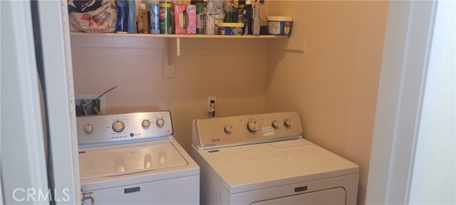 space for full size washer and dryer hookups