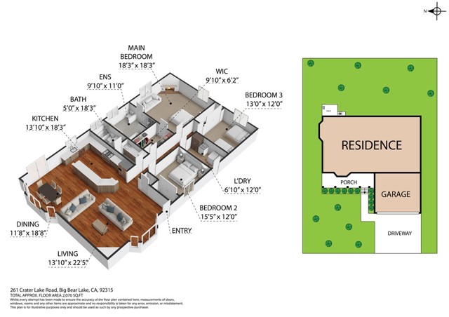Detail Gallery Image 45 of 52 For 261 Crater Lake, Big Bear Lake,  CA 92315 - 3 Beds | 2 Baths