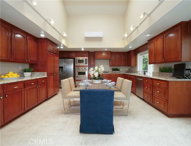 Kitchen with informal eating area