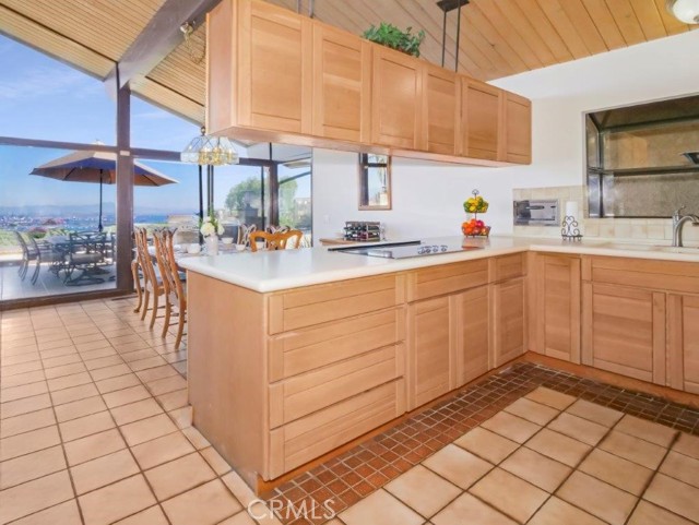 Kitchen Looking Out to View