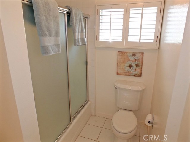 The upstairs bath includes a shower/tub unit The upstairs bath includes a shower/tub unit