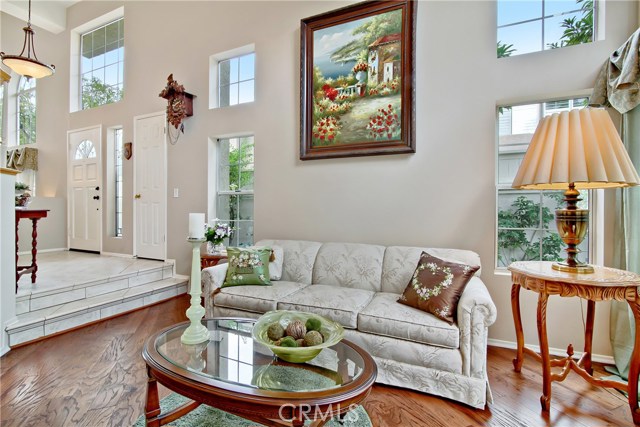 Living room, well appointed with an abundance of natural light!