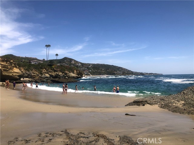 One of the many beach coves in Laguna Beach