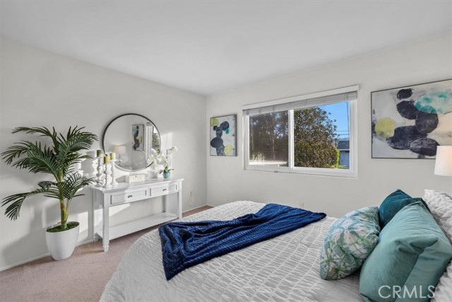 Upper bedroom #1 (South-facing) has PV light views