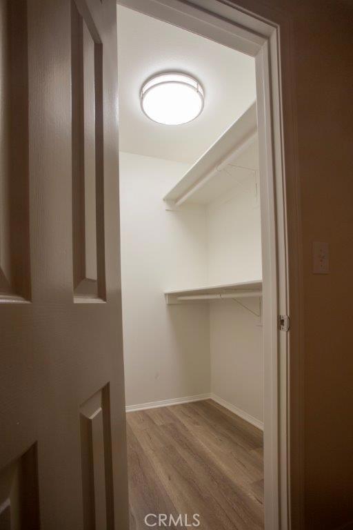 Master bedroom walk in closet