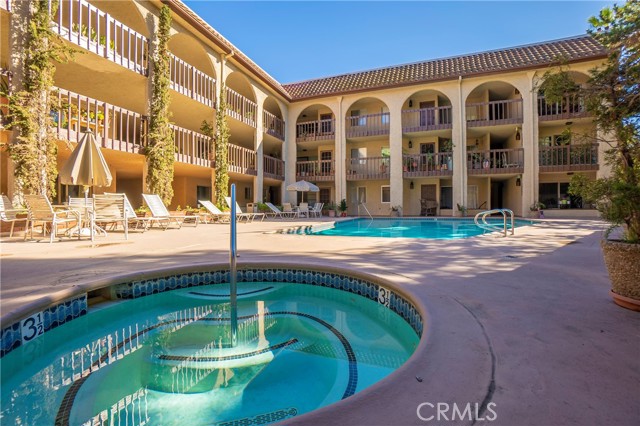 Community pool and spa area