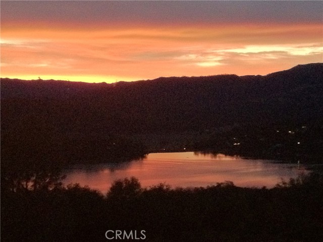 Sunset views from deck.
