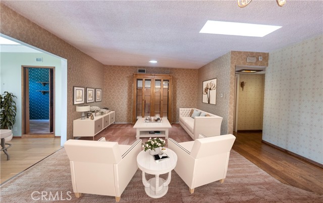 View of Living room from Dining room.