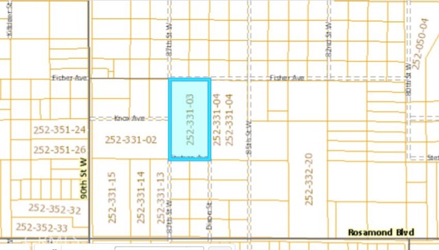 Detail Gallery Image 3 of 15 For 0 Cor 87th St W & Felsite Ave, Rosamond,  CA 93560 - – Beds | – Baths