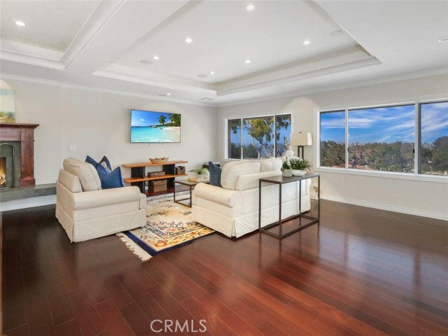 Living Room Looking out to Views