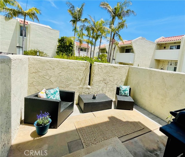 Patio off living room