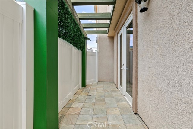 large private patio