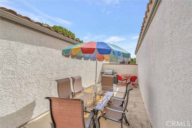 another patio area off of the living/kitchen areas