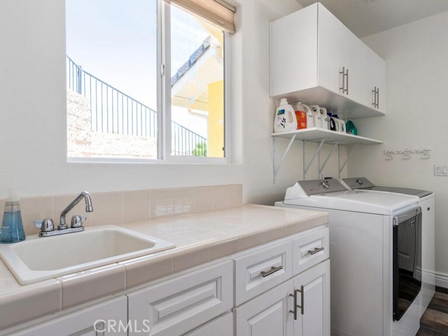 Laundry room with garage access. There's a butler's pantry between kitchen & laundry (not pictured)