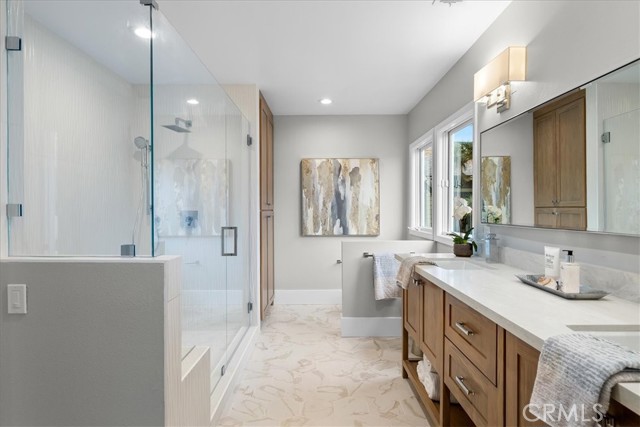 Master bathroom extravagance.