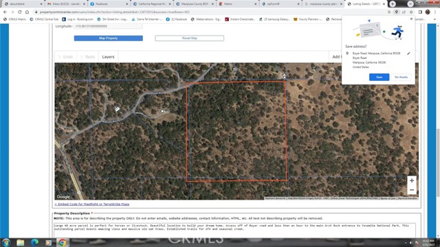 Detail Gallery Image 15 of 15 For 0 Unassigned Boyer Rd, Mariposa,  CA 95338 - – Beds | – Baths