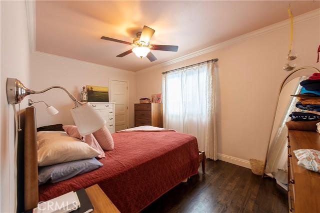 Spacious bedroom in rear of home