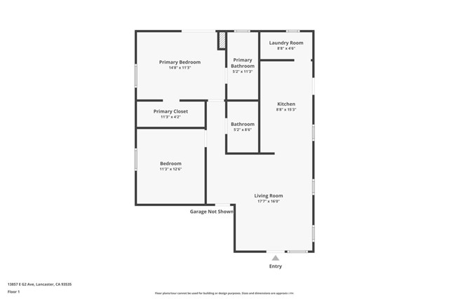 Detail Gallery Image 43 of 43 For 13857 E G Ave, Lancaster,  CA 93535 - 2 Beds | 2 Baths