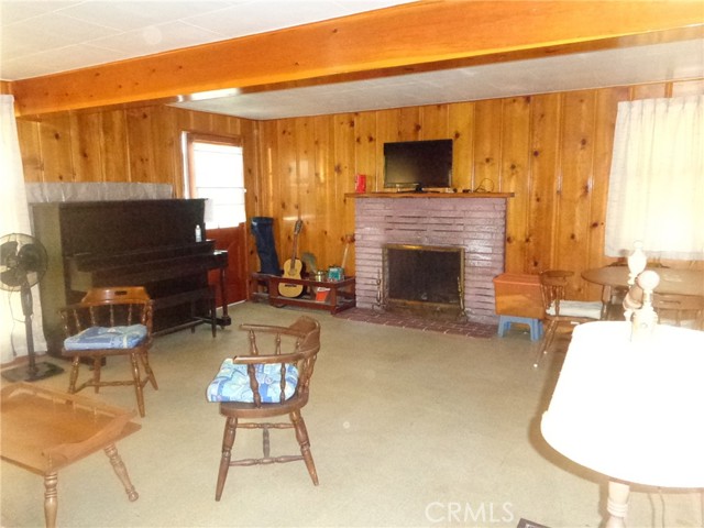 Fireplace in living room